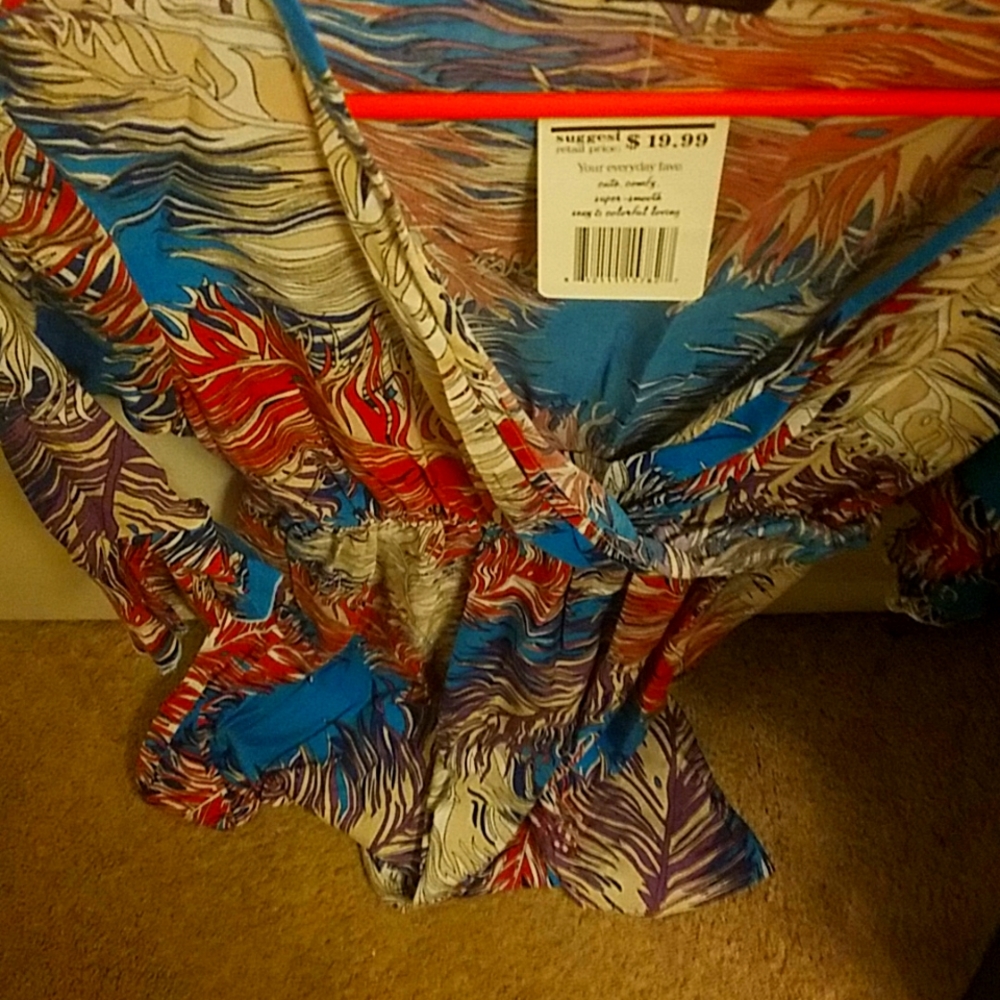 Paris Pink Multi color tropical Comfortable top